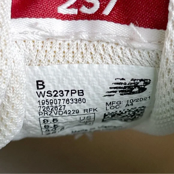 New Balance Women's 237 Sneakers - MoonShadow/Pink Haze WS237PB - Picture 10 of 13